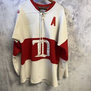 Detroit Red Wings Henrik Zetterberg Reebok Jersey Mens 2XL Fight Strap 25x33
